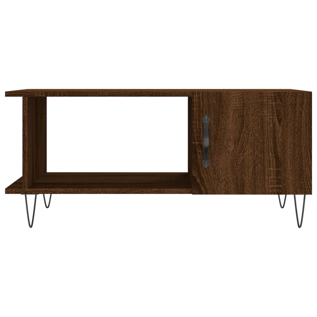 Stolić za kavu Smeđa hrasta 90x50x40 cm konstruirano drvo