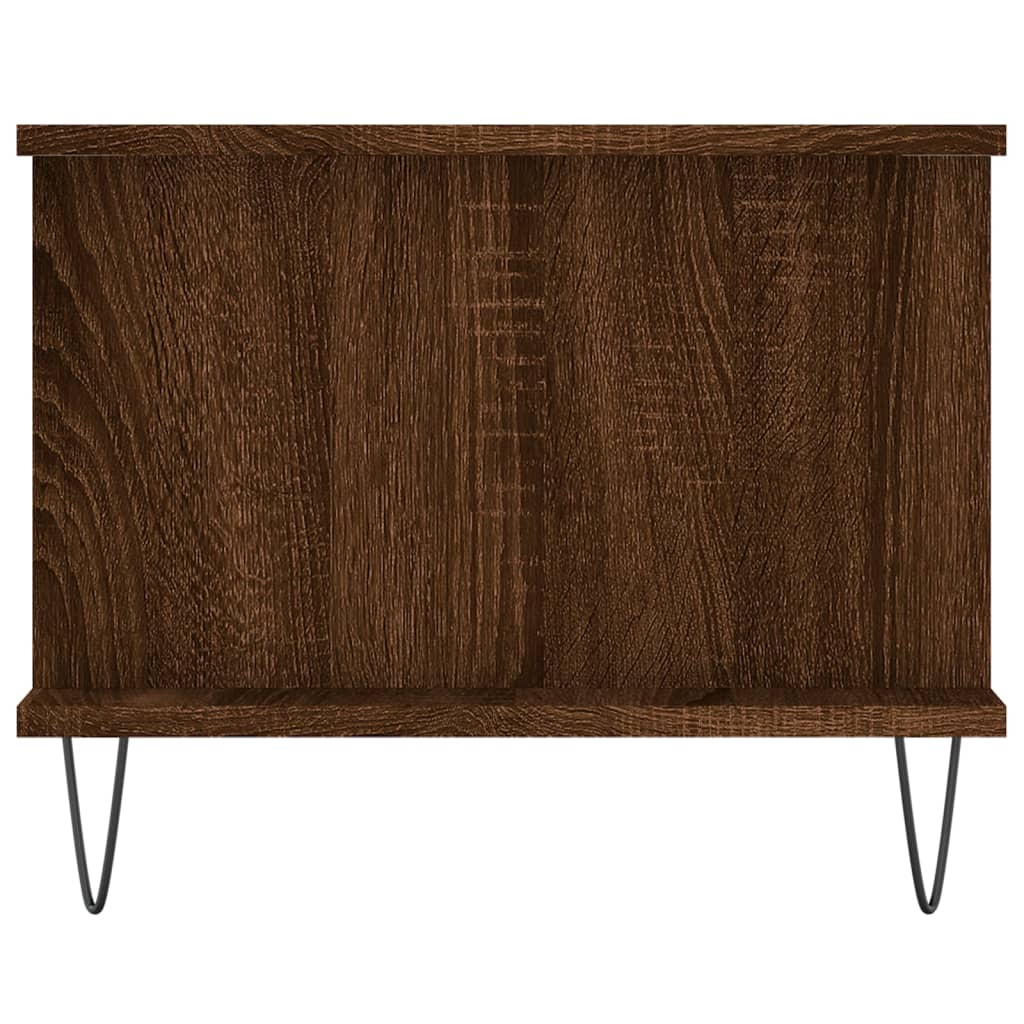 Stolić za kavu Smeđa hrasta 90x50x40 cm konstruirano drvo