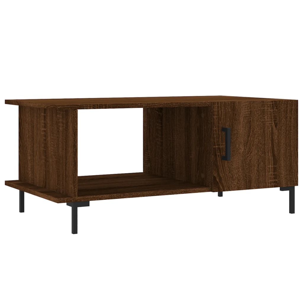 Stolić za kavu Smeđa hrasta 90x50x40 cm konstruirano drvo