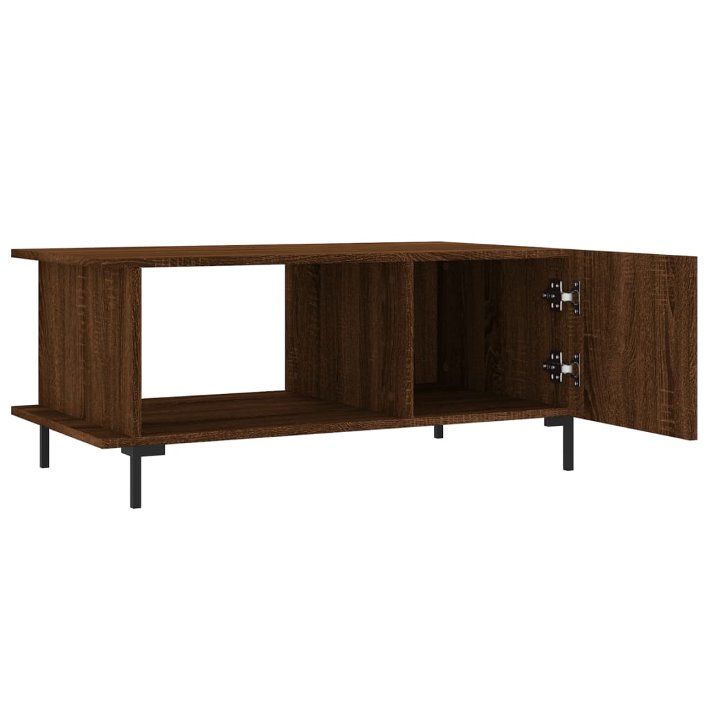 Stolić za kavu Smeđa hrasta 90x50x40 cm konstruirano drvo