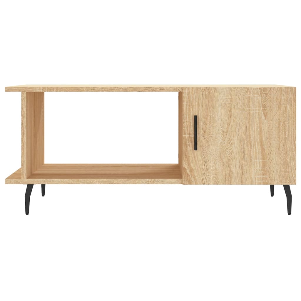 Stolić za kavu boja hrasta 90x50x40 cm konstruirano drvo