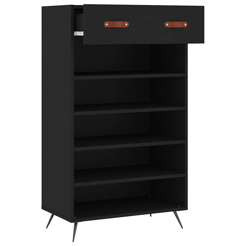 Ormarić za cipele crni 60 x 35 x 105 cm od konstruiranog drva