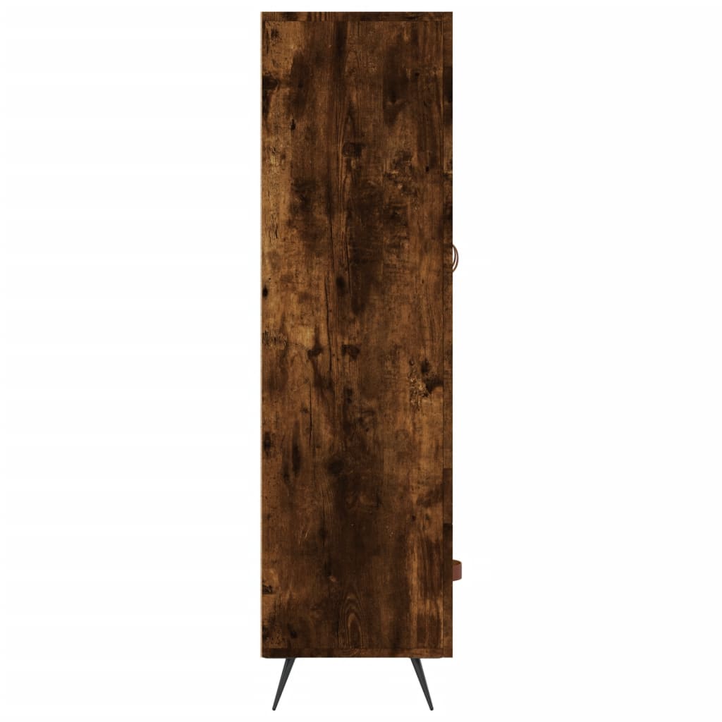 Visoka komoda boja hrasta 69,5 x 31 x 115 cm konstruirano drvo