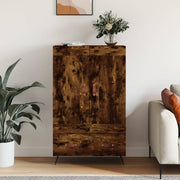 Visoka komoda boja hrasta 69,5 x 31 x 115 cm konstruirano drvo