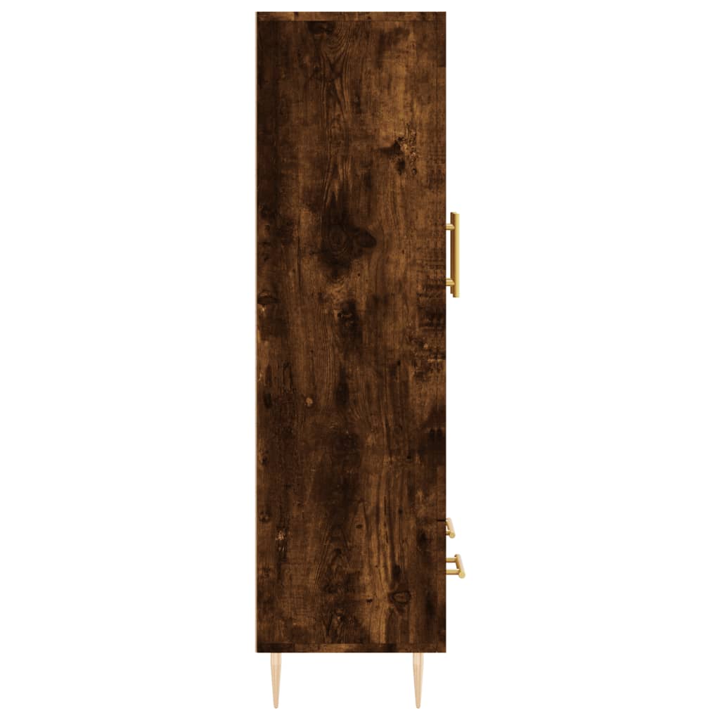 Visoka komoda boja hrasta 69,5 x 31 x 115 cm konstruirano drvo
