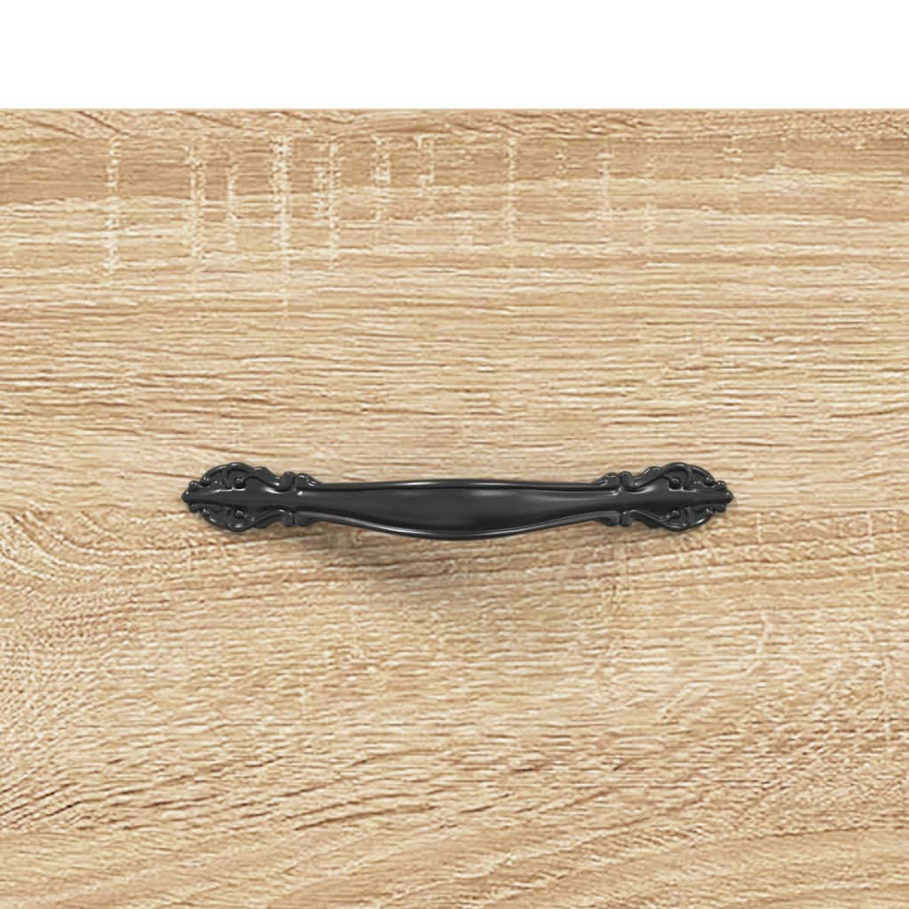 Visoka komoda boja hrasta 69,5 x 31 x 115 cm konstruirano drvo
