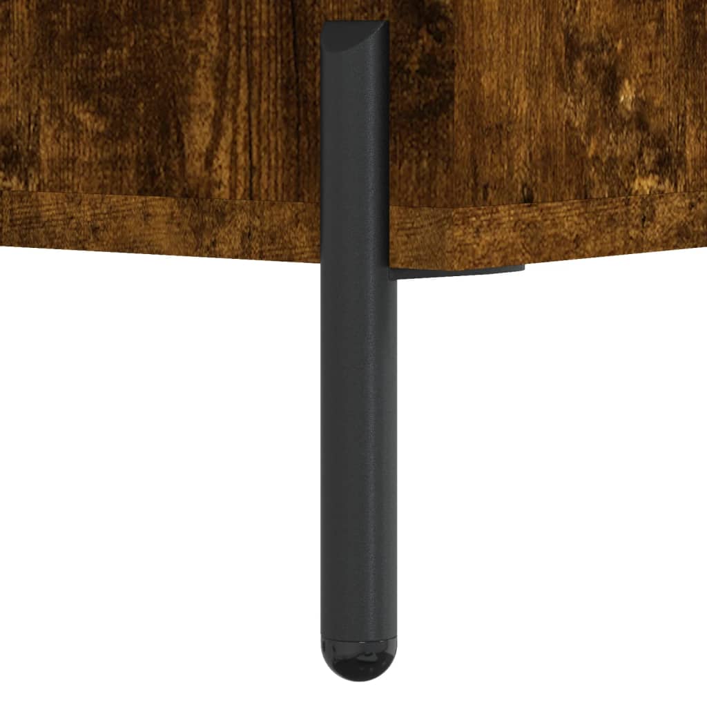 Visoka komoda boja hrasta 69,5 x 31 x 115 cm konstruirano drvo