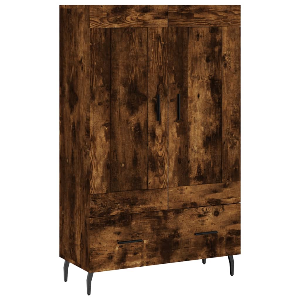 Visoka komoda boja hrasta 69,5 x 31 x 115 cm konstruirano drvo