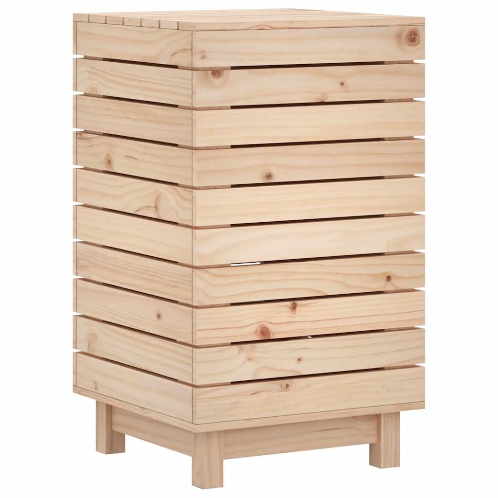 Košara za rublje 44x44x76 cm od masivne borovine