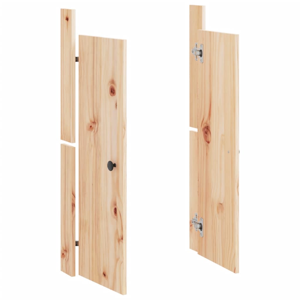 Vanjska kuhinjska vrata MEPPEL 2 kom 50 x 9 x 82 cm masivna borovina