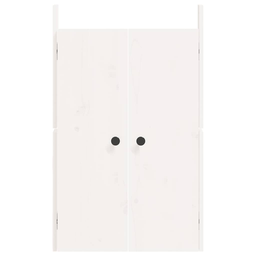 Vanjska kuhinjska vrata MEPPEL 2 kom Bijela 50x9x82cm masivna borovina