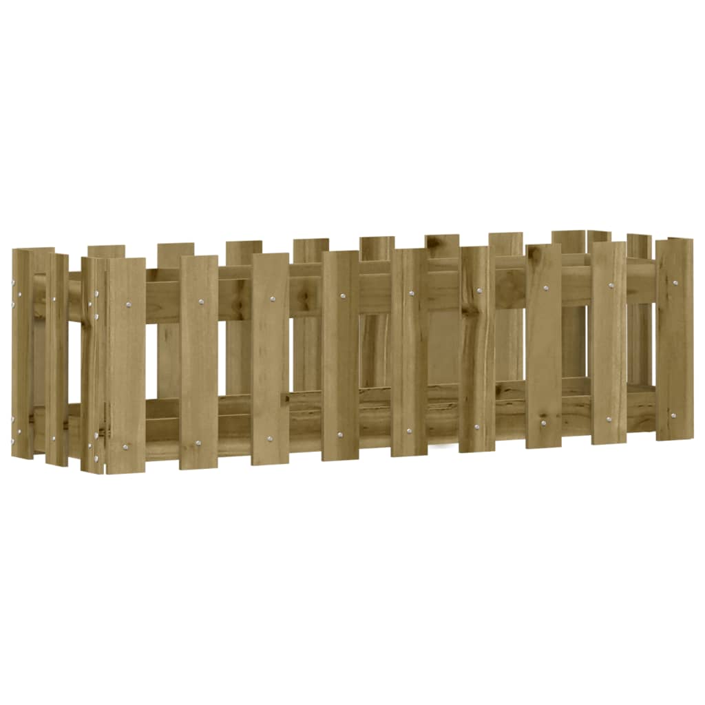 Povišena vrtna gredica 100x30x30 cm impregnirana borovina