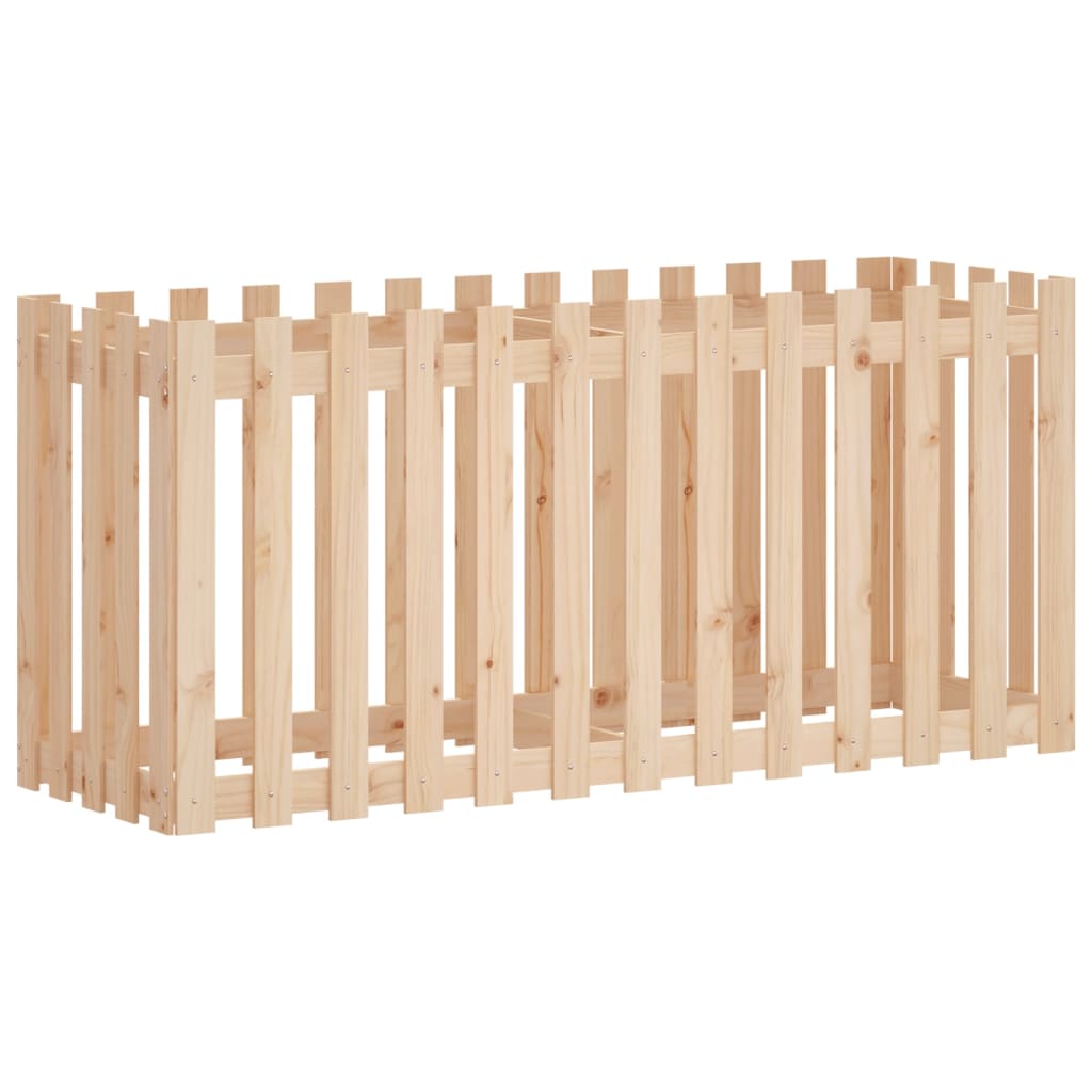 Povišena vrtna gredica 150x50x50 cm od masivne borovine