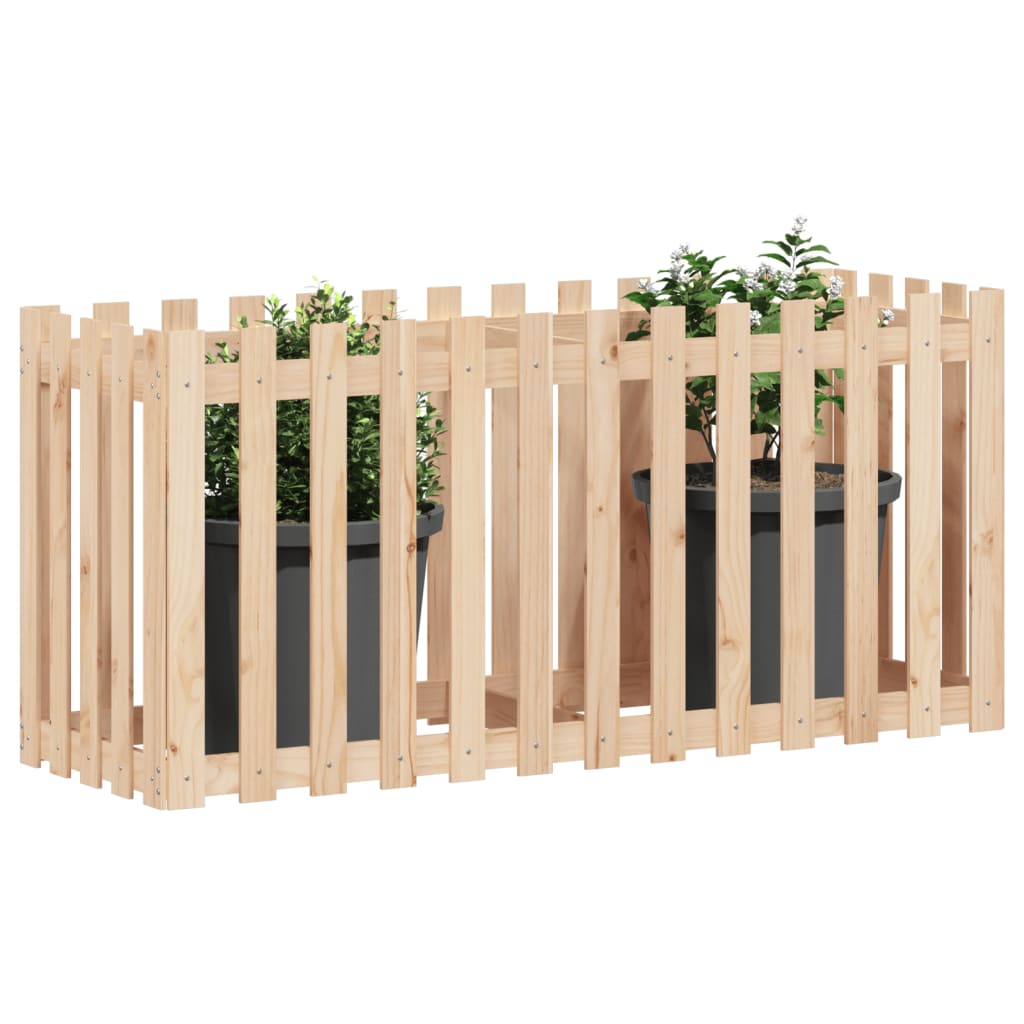 Povišena vrtna gredica 150x50x50 cm od masivne borovine
