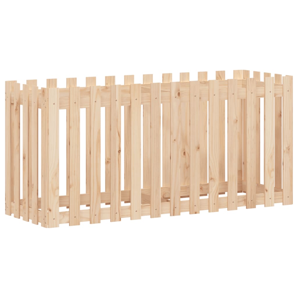 Povišena vrtna gredica 150x50x50 cm od masivne borovine