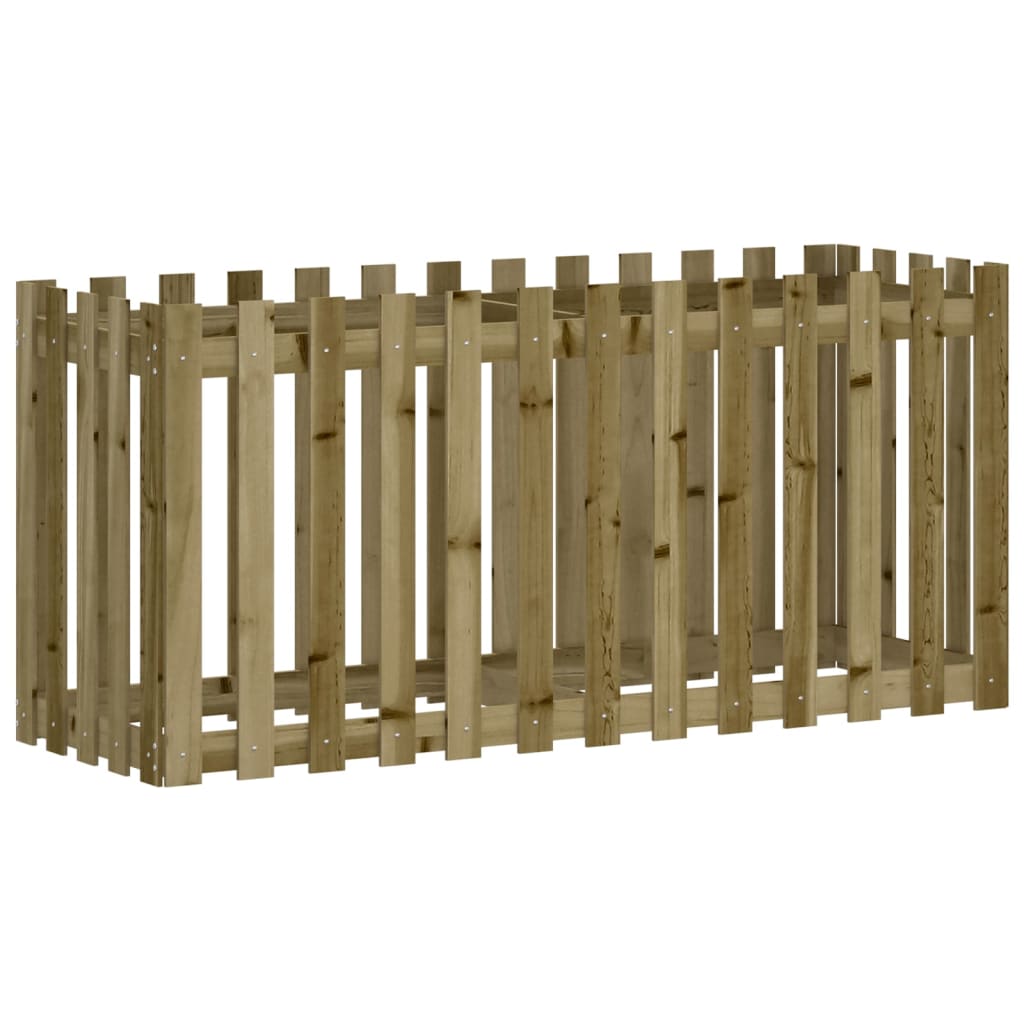 Povišena vrtna gredica 150x50x70 cm impregnirana borovina