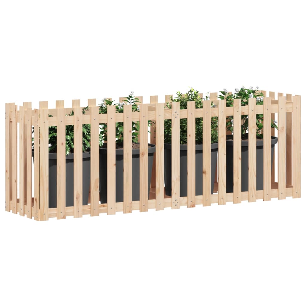 Povišena vrtna gredica 200x50x70 cm od masivne borovine