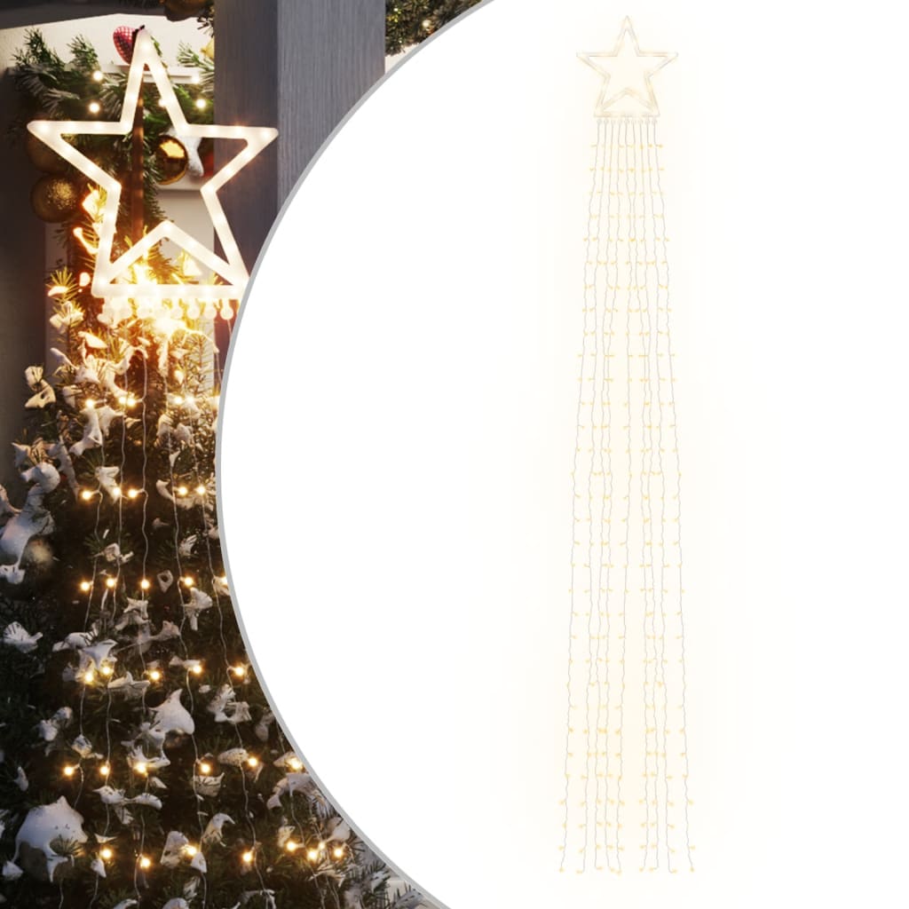 Svjetlo za božićno drvce 320 LED toplo bijelo 375 cm
