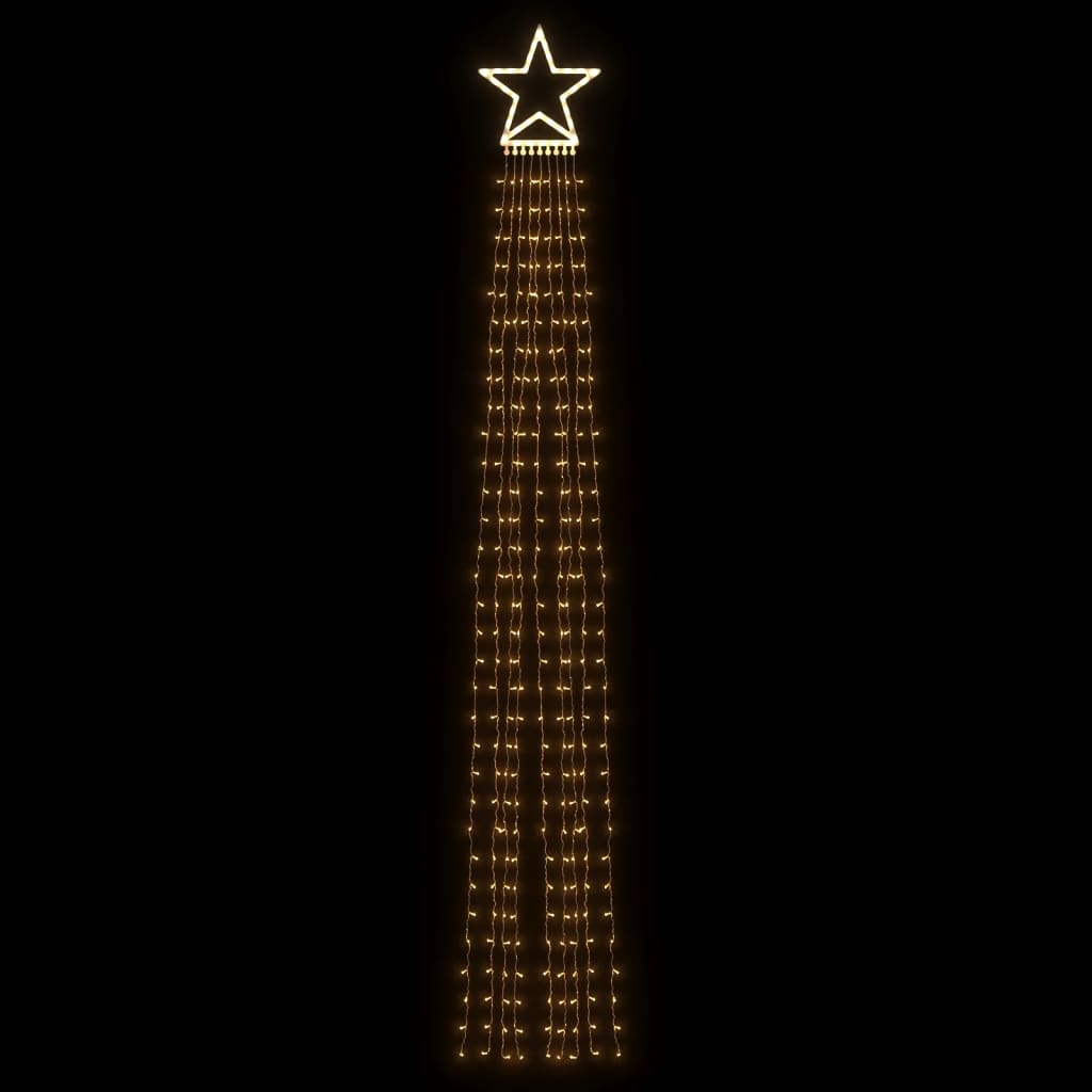 Svjetlo za božićno drvce 320 LED toplo bijelo 375 cm
