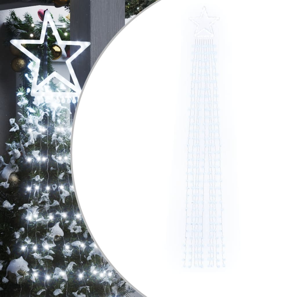 Svjetlo za božićno drvce 320 LED hladno bijelo 375 cm