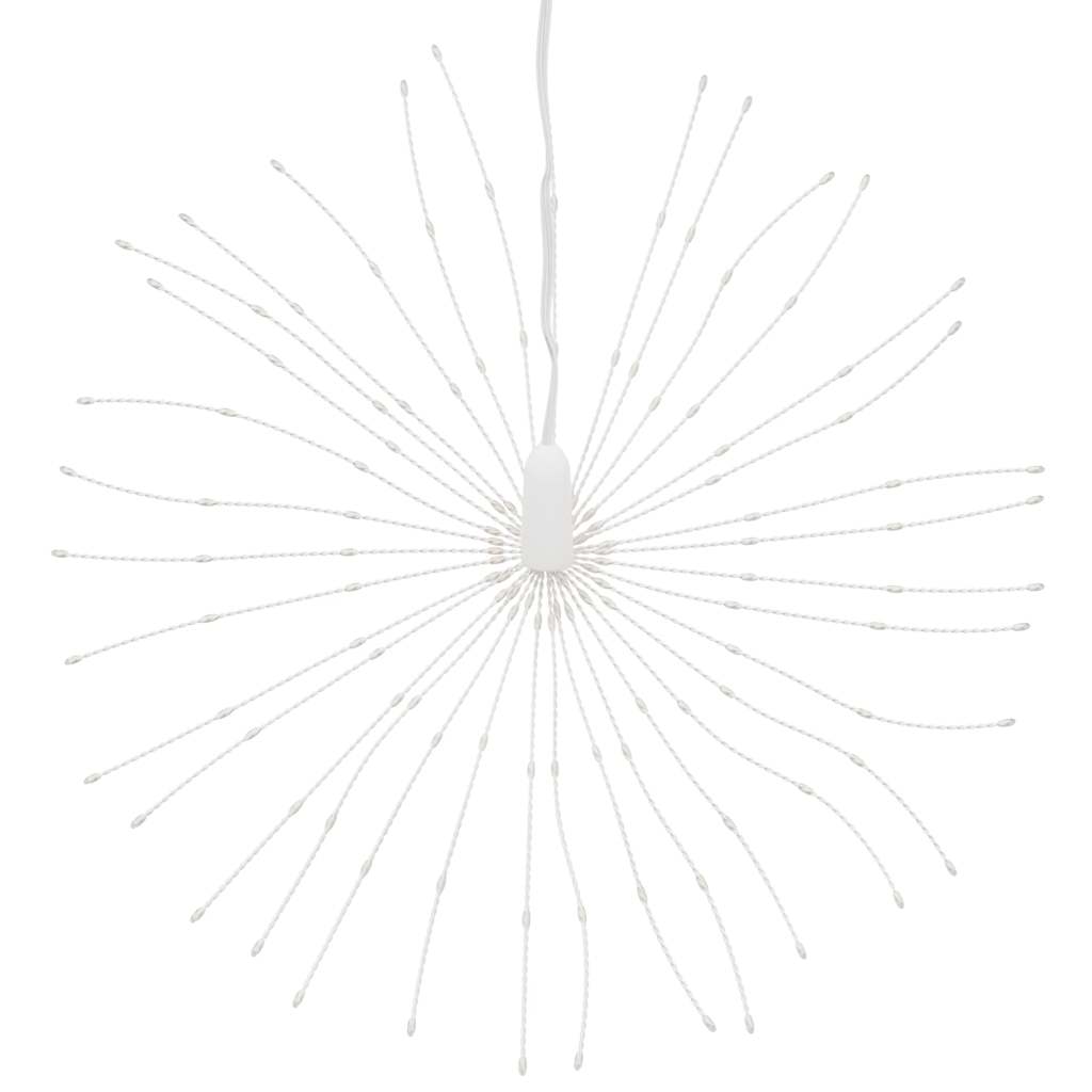 Božićna svjetla zvjezdani prasak 140 LED 4 k topla bijela 17 cm