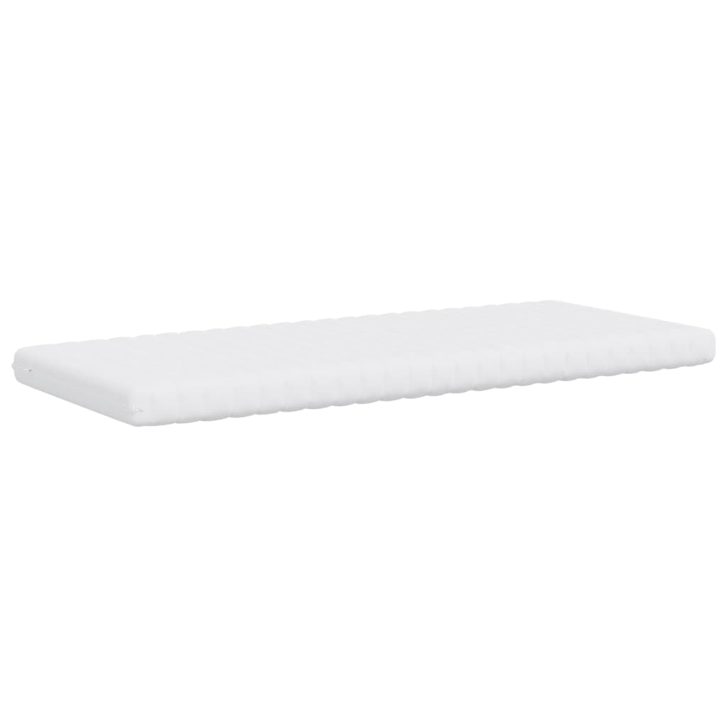 Madrac od pjene bijeli 80 x 200 cm 7 zona tvrdoća 20 ILD