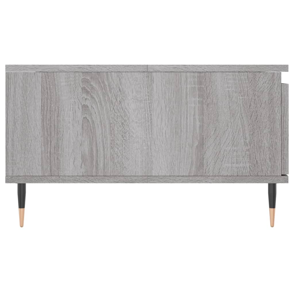 Stolić za kavu siva boja hrasta 90x60x35 cm konstruirano drvo