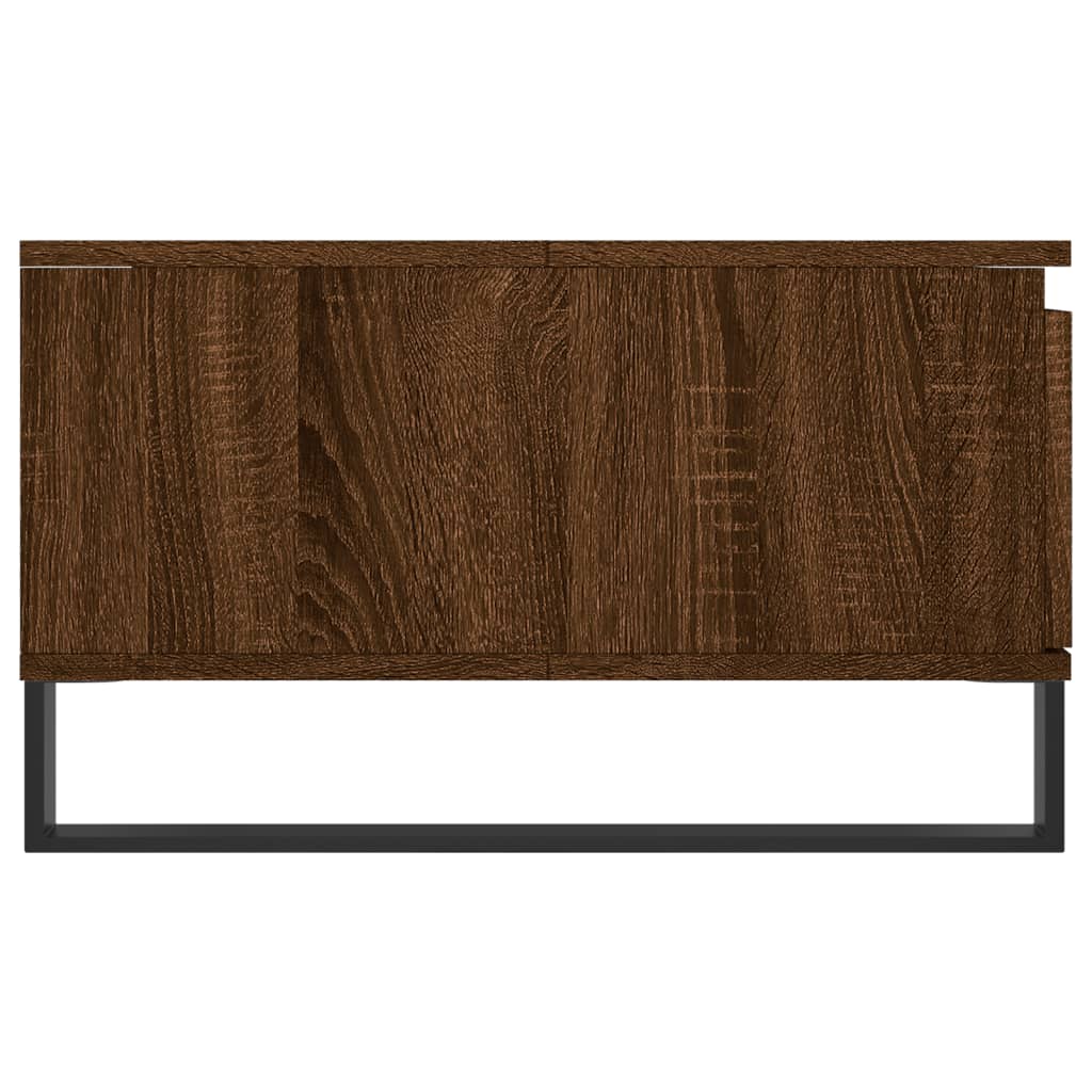 Stolić za kavu smeđa boja hrasta 90x60x35 cm konstruirano drvo