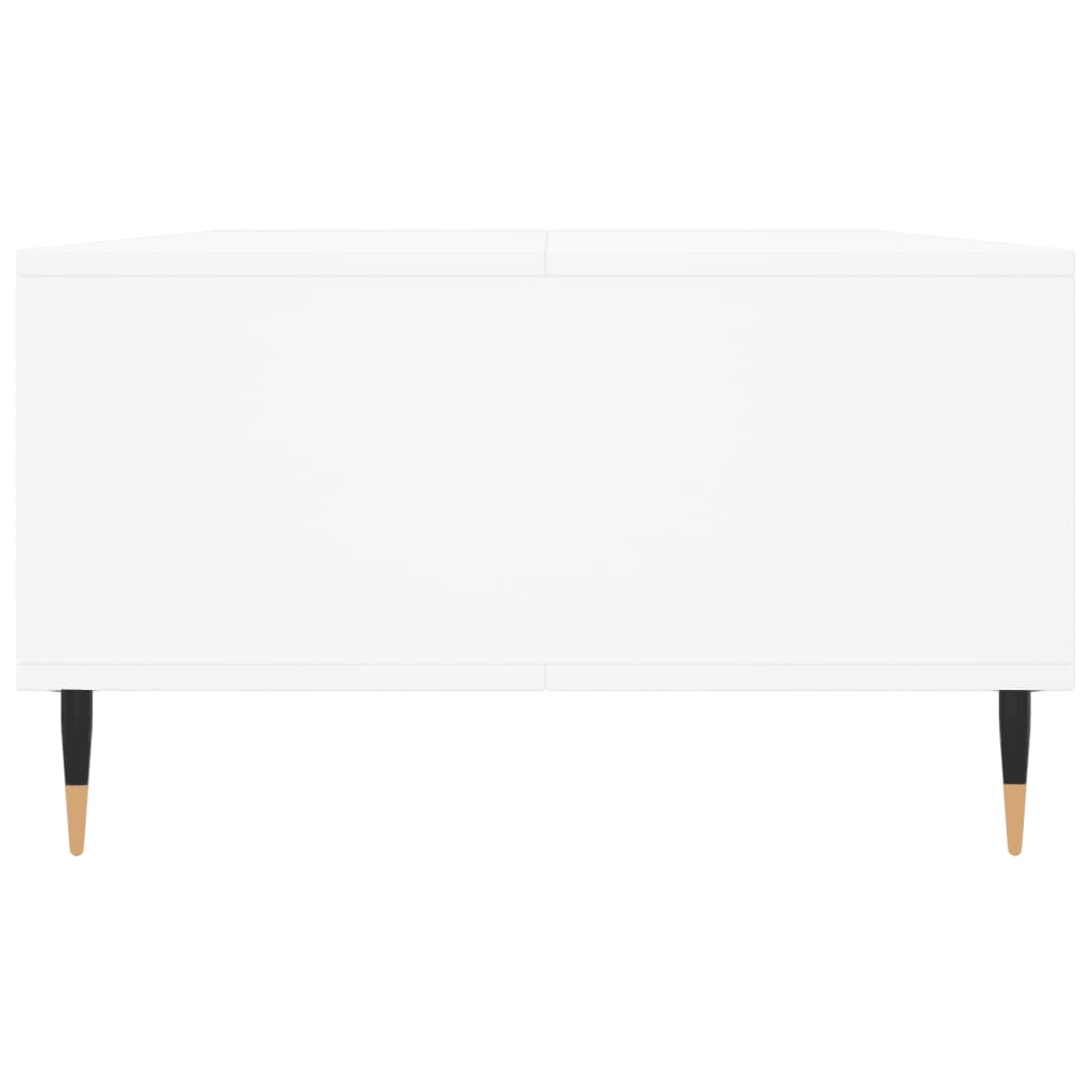 Stolić za kavu bijeli 104 x 60 x 35 cm od konstruiranog drva