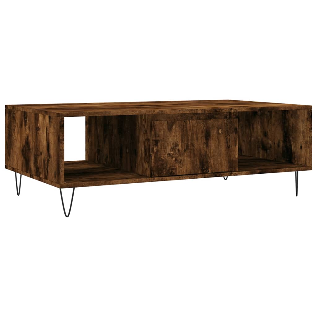Stolić za kavu boja hrasta 104 x 60 x 35 cm konstruirano drvo