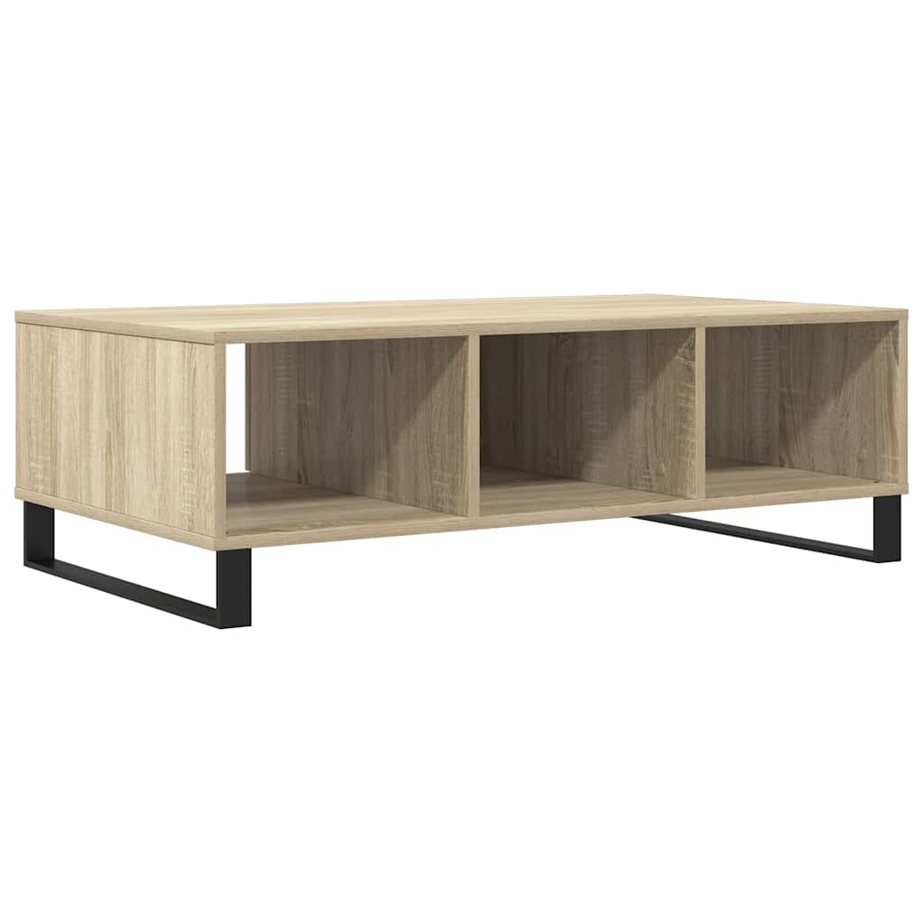 Stolić za kavu boja hrasta 104 x 60 x 35 cm konstruirano drvo