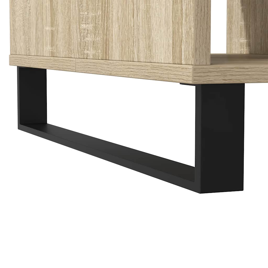 Stolić za kavu boja hrasta 104 x 60 x 35 cm konstruirano drvo