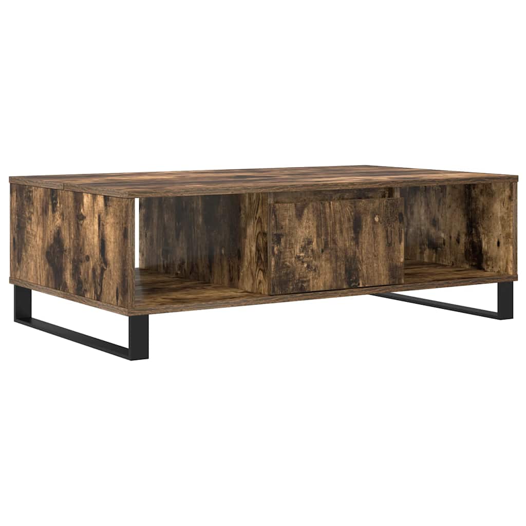 Stolić za kavu boja hrasta 104 x 60 x 35 cm konstruirano drvo