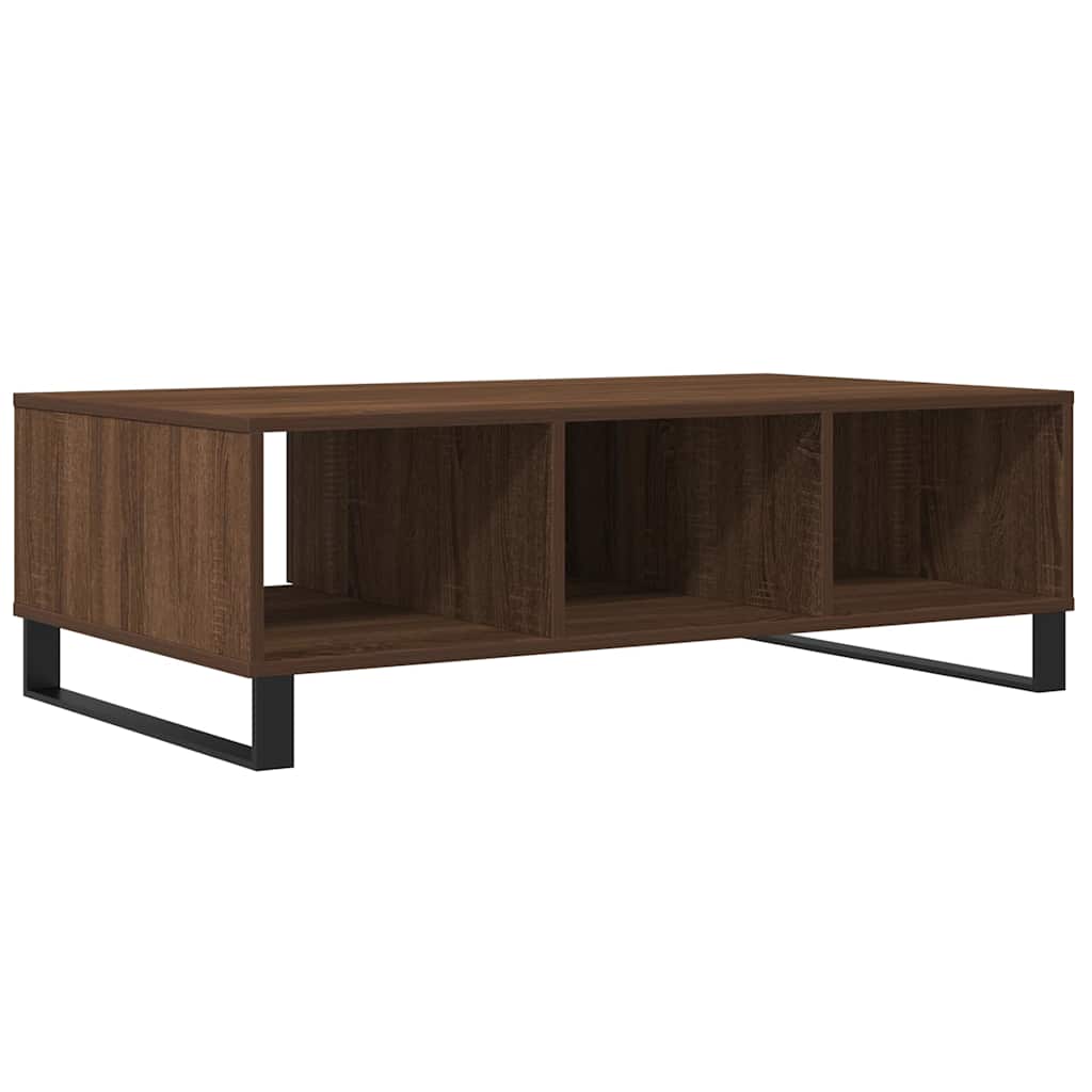 Stolić za kavu boja hrasta 104 x 60 x 35 cm konstruirano drvo