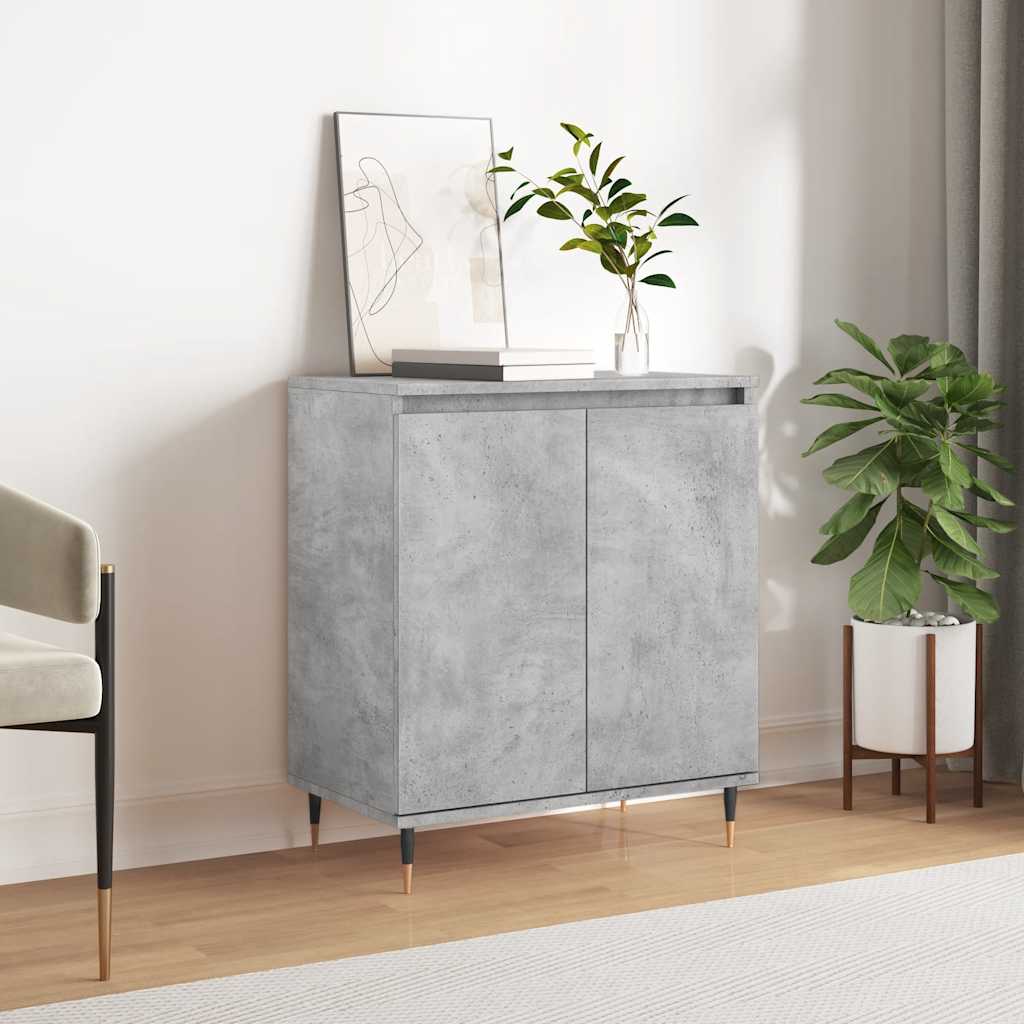 Komoda siva boja betona 60x35x70 cm od konstruiranog drva