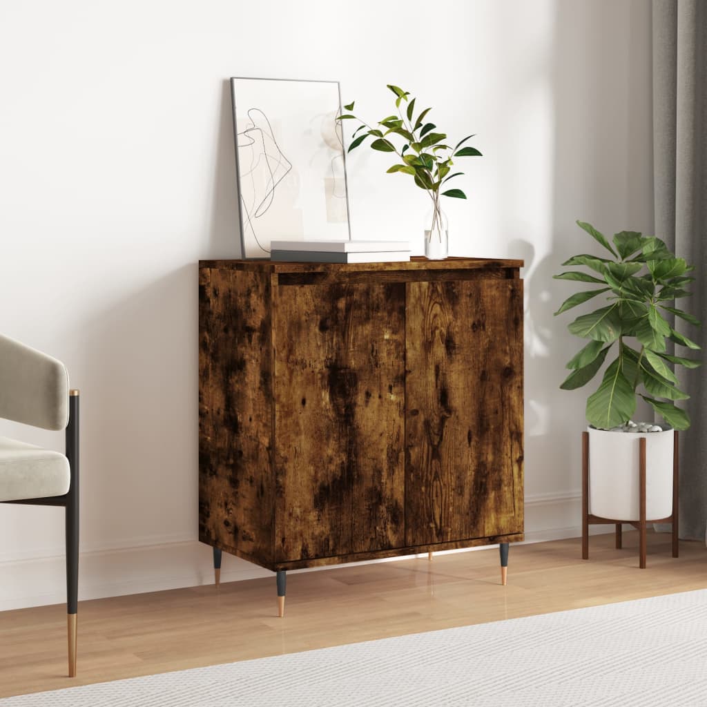 Komoda boja dimljenog hrasta 60 x 35 x 70 cm konstruirano drvo