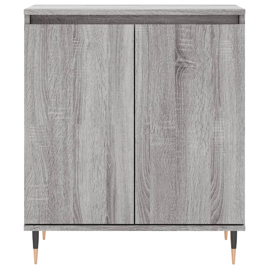 Komoda sivog hrasta sonome 60x35x70 cm od konstruiranog drva