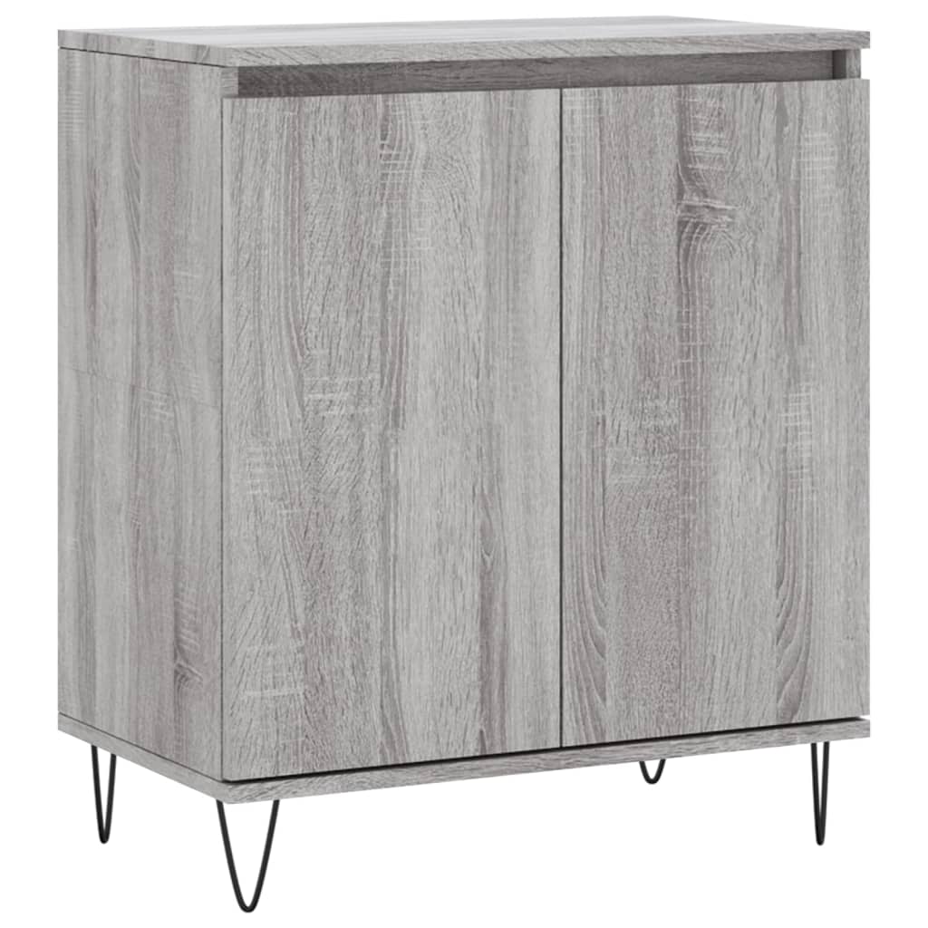 Komoda sivog hrasta sonome 60x35x70 cm od konstruiranog drva