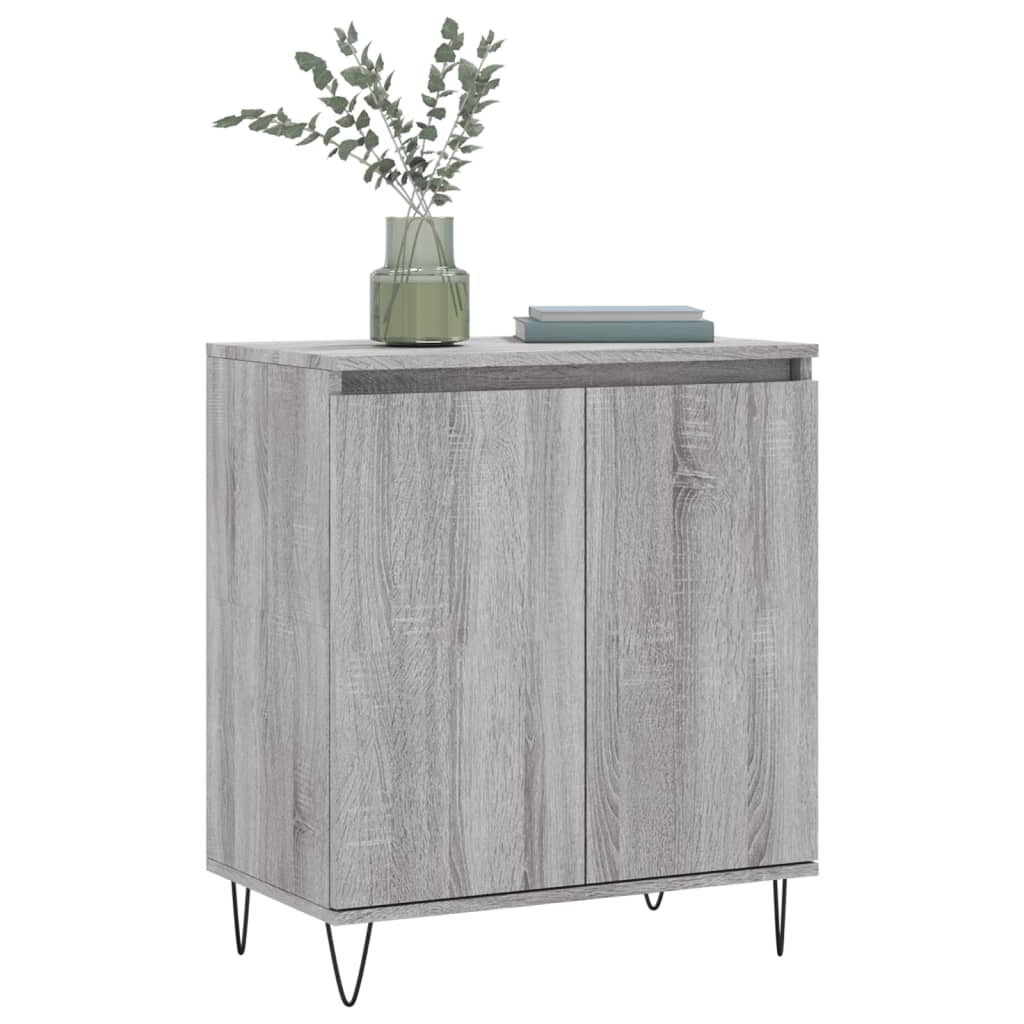 Komoda sivog hrasta sonome 60x35x70 cm od konstruiranog drva