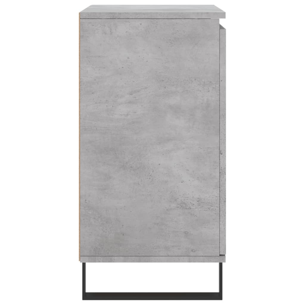 Komoda siva boja betona 60x35x70 cm od konstruiranog drva