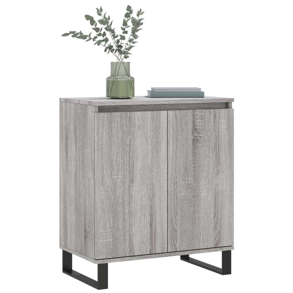 Komoda sivog hrasta sonome 60x35x70 cm od konstruiranog drva