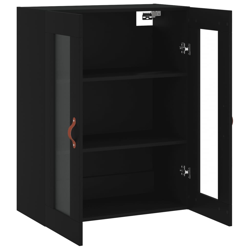 Zidni ormarić crni 69,5 x 34 x 90 cm