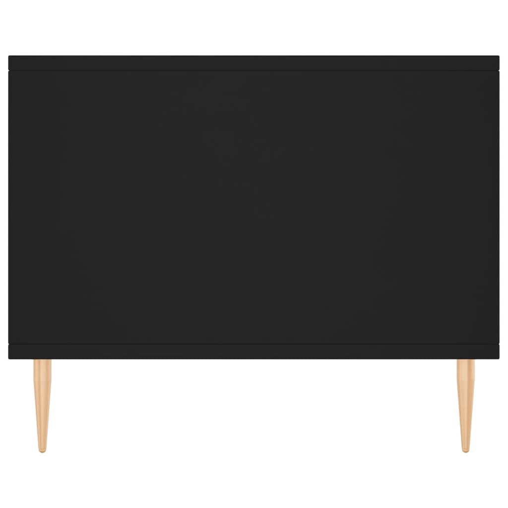 Stolić za kavu crni 90x50x40 cm od konstruiranog drva