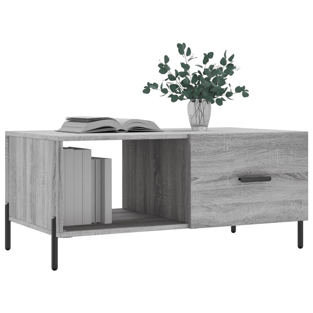 Stolić za kavu boja hrasta 90x50x40 cm konstruirano drvo