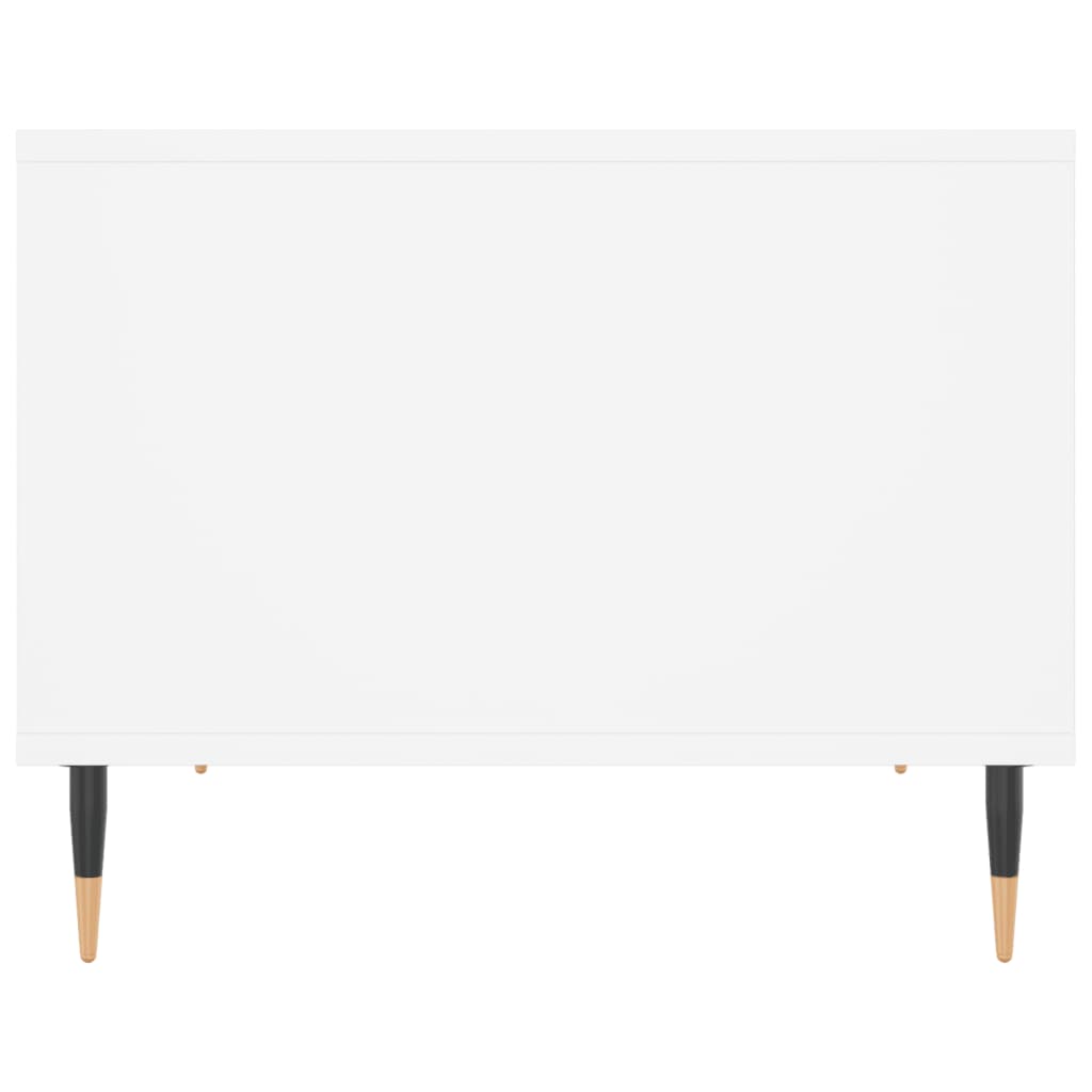 Stolić za kavu bijeli 60 x 50 x 40 cm od konstruiranog drva