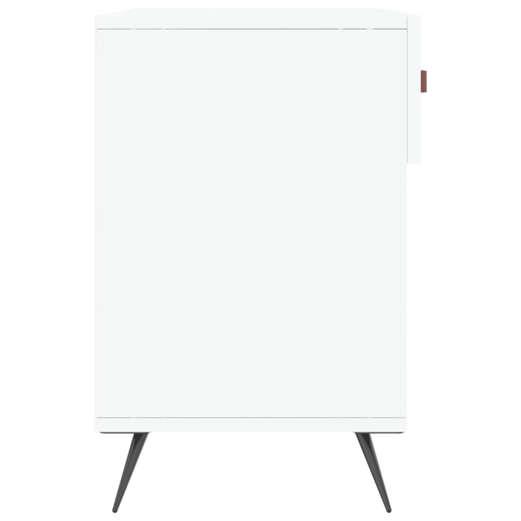 Klupa za cipele bijela 102 x 35 x 55 cm od konstruiranog drva