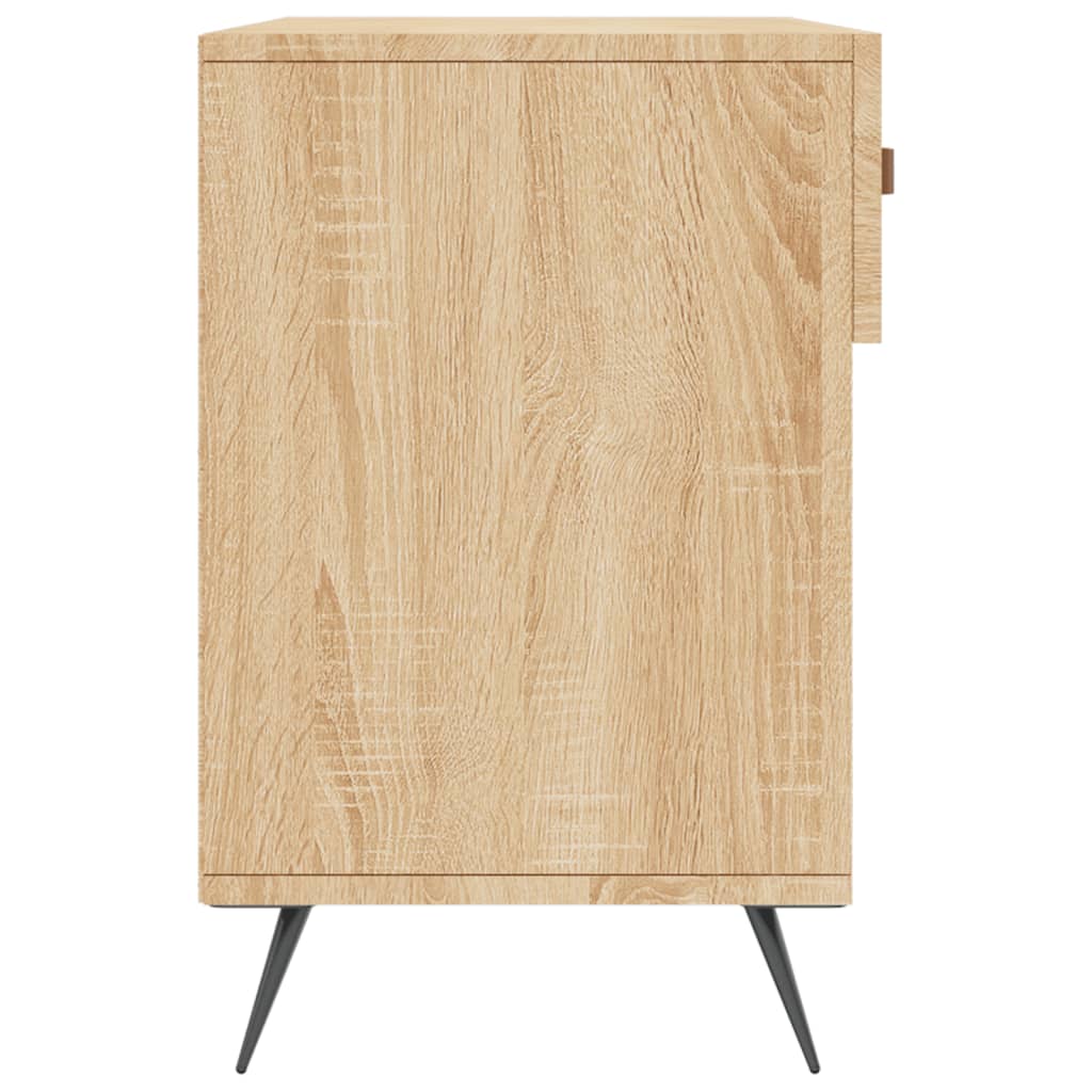 Klupa za cipele boja hrasta 102 x 35 x 55 cm konstruirano drvo