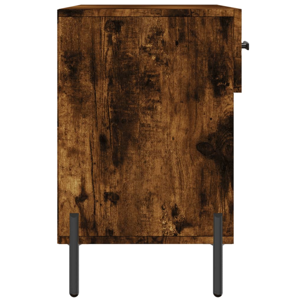Klupa za cipele boja hrasta 102 x 35 x 55 cm konstruirano drvo