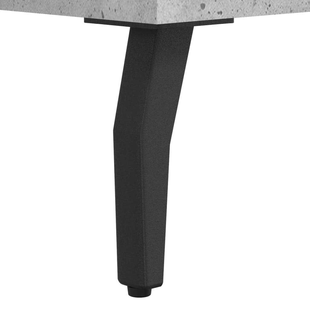 Klupa za cipele siva boja betona 102x35x55 cm konstruirano drvo