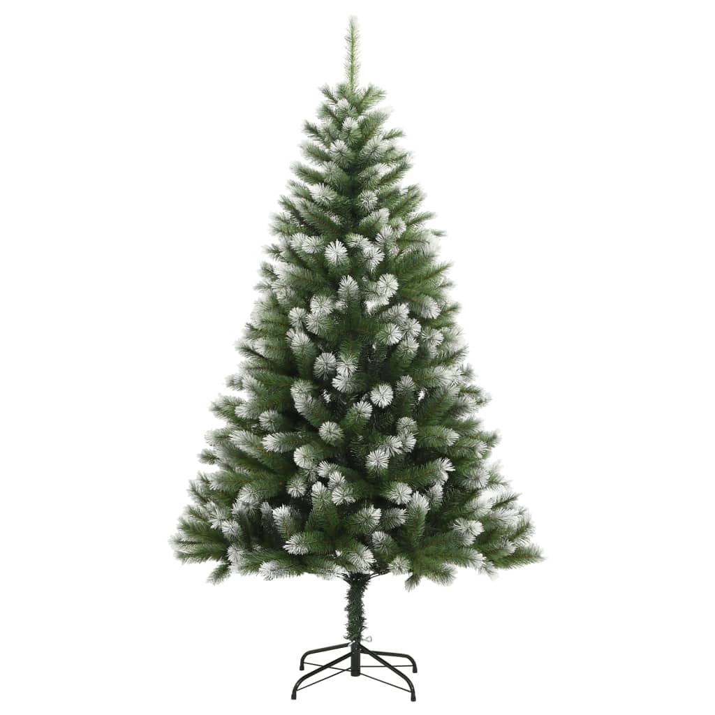 Umjetno božićno drvce sa šarkama i snijegom 180 cm